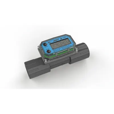FLOMEC Watermeter: Flow Meter, Turbine, 1 in FNPT, 1 in Connection Size, FNPT - Inline Turbine Flowmeters with Totalizers for Water