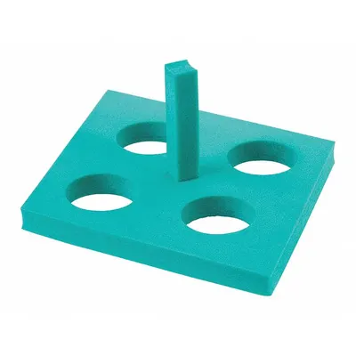 IKA Tube Rack: (4) Tubes (MPN 0020003669) - Lab Storage Racks