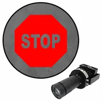 VISUAL WORKPLACE INC. LED Safety Walkway: LED Safety Walkway, Stop Yellow Diagonal/Red Edges, 100 W (MPN 66-3136-011050-PS301)