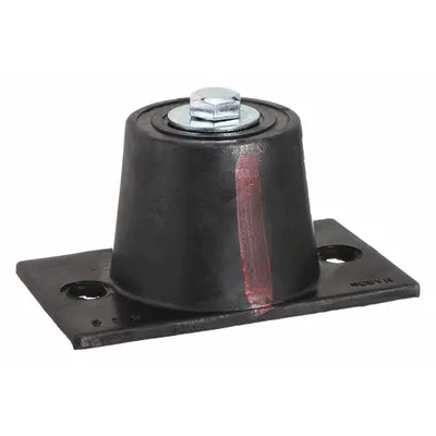 MASON Floor-Mount Vibration Isolator: Neoprene, 550 lb Capacity, 2 3/4 in Ht - Elastomer-Style Floor-Mount Vibration Isolators