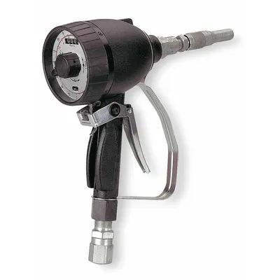 LINCOLN Drum Pump Nozzle: Manual, 4 gpm Max. Flow Rate, Steel, 1/2 in NPTF - Analog Metered Manual Dispense Guns