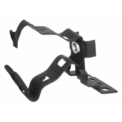 COOPER B-LINE BG-8-12-B1 Steel Conduit Clip, 1/2 in Trade Size, Screw On, Black - Electrical