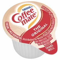 COFFEE MATE Liquid Creamer: Original, 0.38 oz Item Size, Single-Serve Tub (MPN 35110)