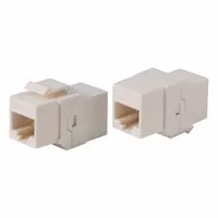 MONOPRICE Inline Coupler: Inline Coupler RJ45, 6A Cable Category, Std, Each Pack Size, 1 (MPN 15696)