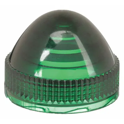 SCHNEIDER Pilot Light Lens: 30 mm Panel Mounting Hole Dia, Green, Domed - Pilot-Light Lenses