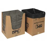 Polypropylene, perforated sorbent pad. Each pad absorbs 33 oz of liquid. Pack of 150. Perforated design allows tearing to custom sizes. Used for containing and cleaning spills in maintenance, machining, and fluid-handling areas
