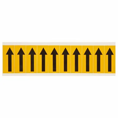 BRADY Symbol Label: 1 15/16 in Character Ht, Indoor/Outdoor, Non-Reflective, Gothic - Permanent Letters & Numbers