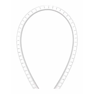 PANDUIT Grommet Edging: Polyethylene, Natural, 0.17 in Wd, 0.19 in Dp, 0.099 in Max. Panel Thick - Slotted Grommet Edging