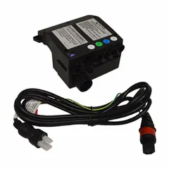 This ALCO control box is a replacement component for Joerns Care Ultra Care series healthcare beds. Constructed of black plastic, it manages bed positioning functions such as head and foot adjustments. The manufacturer part number is 39000807.