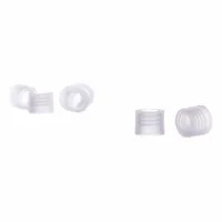 Lab Bottle Caps: 18 mm Dia, Polypropylene, Unlined, 15-415 Screw Closure Size, Autoclavable (MPN 73805B-15415)