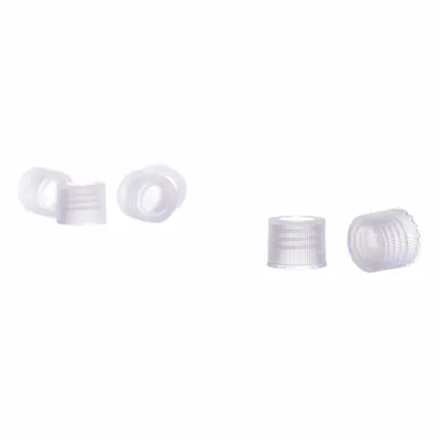 KIMBLE Lab Bottle Caps: 18 mm Dia, Polypropylene, Unlined, 15-415 Screw Closure Size - Screw On Caps