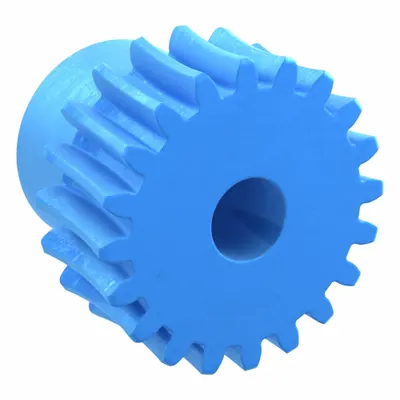 KHK GEARS Worm Wheel: Reduction Ratio 20, Module m 1, Right Hand, 20° Pressure Angle - Metric Worm Wheels