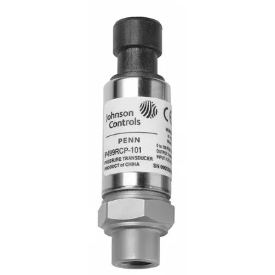 JOHNSON CONTROLS Pressure Transmitter: 0 psi to 500 psi, 0.5 to 4.5V DC, 3-Pin Packard Connector - Pressure Transmitters with 3-Pin Packard Connector