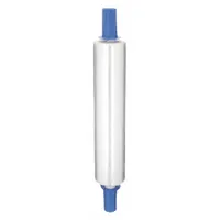GOODWRAPPERS Stretch Wrap Film: 80 ga Gauge, 15 in Overall Wd, 1,000 ft Overall Lg, Clear, 1-Side