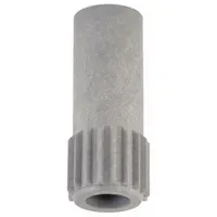 This plastic handle adapter with a chrome finish is used to replace or repair faucet handles on American Standard fixtures. It ensures proper handle alignment and operation. Suitable for maintenance and repair applications in residential and commercial settings