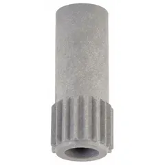 This plastic handle adapter with a chrome finish is used to replace or repair faucet handles on American Standard fixtures. It ensures proper handle alignment and operation. Suitable for maintenance and repair applications in residential and commercial settings.