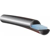 GATES Round Belt: Black, 9/16 in Dia, For 5 13/32 in Min Pulley Dia, 204 in Overall Lg, Smooth, 80A (MPN 9 X 200 PR)