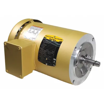 BALDOR General Purpose Motor: C-Face Mount, Totally Enclosed Fan Cooled, 1 hp - C-Face 3-Phase General Purpose AC Motors