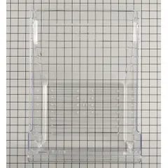 This WHIRLPOOL crisper pan is a replacement component for refrigerators and freezers. It is designed to store fruits and vegetables, helping to maintain freshness by providing a controlled humidity environment.