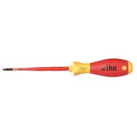 WIHA Insulated Torx Screwdriver: Insulated SoftFinish, Long Lg, Security Torx Tip, T27 Tip Size (MPN 32517)