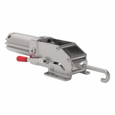 DE-STA-CO 8051-EH J-Hook Air-Powered Latch Toggle Clamp - J-Hook Air-Powered Latch Toggle Clamps