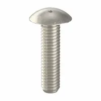 Tamper Resistant Screw: 3/8"-16 Thread Size, 1 1/2 in Lg, Stainless Steel, Plain, Truss, 10 PK (MPN 6002620)
