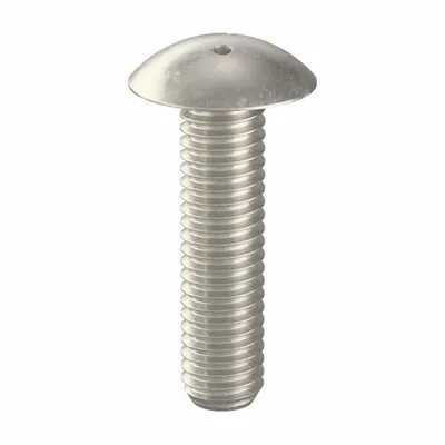 TAMPER-PRUF-SCREW Tamper Resistant Screw: 3/8"-16 Thread Size, 1 1/2 in Lg, Stainless Steel - Truss Head Tamper-Resistant Machine Screws
