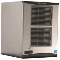 Air-cooled nugget ice machine head producing 1,300 lb of ice per day. Operates on 203-208V and measures 27 in Ht x 22 7/8 in Wd x 24 in Dp. Suitable for commercial kitchens and hospitality settings requiring high-volume nugget ice production