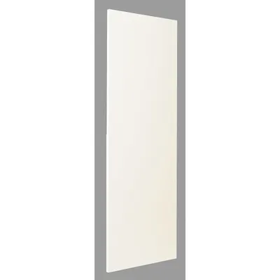 ASI GLOBAL PARTITIONS Partition Panel: Laminate, Matte, Almond, 58 in Ht, 55 in Wd - Panels & Panel Posts for Bathroom Partitions