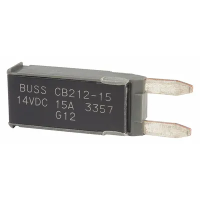 BUSSMANN CB212-15 Type II Footprint Circuit Breaker - Plug-In Mount Automotive Circuit Breakers