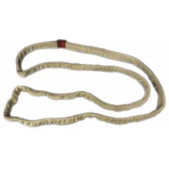 Endless round sling constructed from polyester and nylon, with a body diameter of 1 19/64 in and a sling length of 12 ft. Designed for lifting and rigging applications requiring a flexible, endless-loop configuration. Suitable for handling loads in industrial settings.