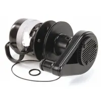 Replacement water pump for Manitowoc ice machines. Circulates water over the evaporator plate to support ice formation. Used in commercial ice production equipment