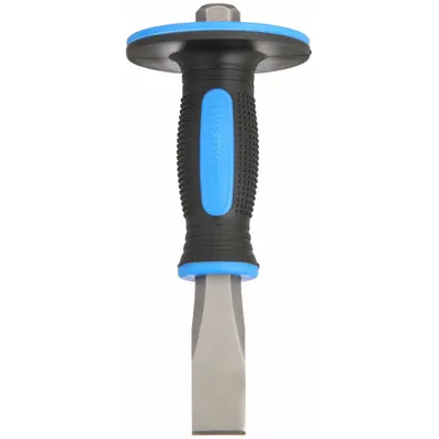 WESTWARD Cold Chisel: Steel, 1 in Blade Wd, 12 in Overall Lg, Cushioned Grip - Hand-Guarded Cold Chisels