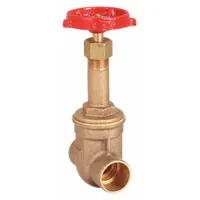 MILWAUKEE VALVE Gate Valve: 3/4 in, Bronze, Rising, Sweat x Sweat, 200 psi Max. Pressure (CWP) (MPN 149.75)
