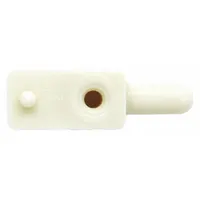 This hinge pin is a replacement part for Whirlpool washing machines and dryers. It secures the appliance door to the frame, enabling smooth opening and closing. Use when the original pin is worn or damaged