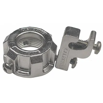 CALBRITE Grounding Bushing, 3/4 in Trade Size, 316 Stainless Steel, Polished - Grounding Bushings
