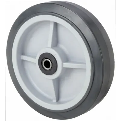 OEM Caster Wheel: 6 in Wheel Dia - Polyurethane Tread on Plastic Core Wheels