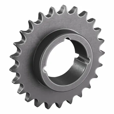TRITAN Bushed Roller Chain Sprocket: For 60 Chain, 25 Teeth, 5.984 in Pitch Dia - Size 60 Bushed-Bore Roller Chain Sprockets