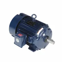 Totally enclosed fan-cooled (TEFC) 3-phase AC motor with rigid base mount. Rated 20 hp, 1775 RPM, full load current 48.0/24.1 A at 230/460V AC. Suitable for constant-speed industrial applications such as pumps, fans, compressors, and conveyors