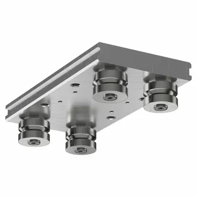 HEPCOMOTION GV3 Standard Carriage for 25 mm Rail, AU2525L135 - HepcoMotion GV3 Roller Carriages
