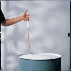 APPROVED VENDOR Drum Thief, 0.1 L Capacity, HDPE, 42 in L, 9 mm Dia