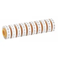 3M Wire Marker Tape Refill: 0 to 9, Black on White, 5,760 Labels, Polyester Film, 10 PK (MPN SDR-0-9)