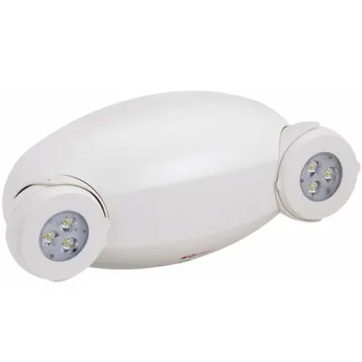 LITHONIA LIGHTING Emergency Light: LED, Damp Location Rated, 5.3 W Lamp Watt, 120 to 347V AC - Plastic Emergency Lights