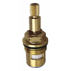 Replacement disc faucet cartridge for Speakman Chelsea Series faucets. Constructed of plastic with a ceramic disc mechanism for water flow control. Designed for cold water use only. Suitable for commercial or institutional restroom applications.