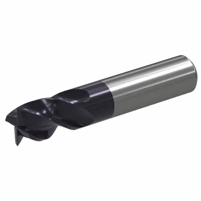 WIDIA Square End Mill: Carbide, TiAlN Coated, 4 Flute, 1/4" Mill Dia, 1-1/4" LOC - Fast-Cutting Carbide Square End Mills for Steel & Cast Iron