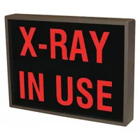 TAPCO Custom Backlit Sign: X-Ray In Use, Custom Backlit Sign (MPN 140064)