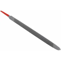 Machinists File: Triangular, 6 in Lg, 1/4 in Wd, 56_65 Teeth per Inch, Bastard Cut (MPN 73549500)