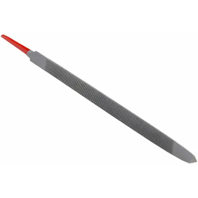 SIMONDS Machinists File: Triangular, 6 in Lg, 1/4 in Wd, 56_65 Teeth per Inch - Triangular Tapered Saw Files