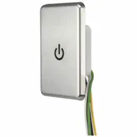 HUBBELL Wall Switch: Touch Switch, 3-Way, Maintained, Silver, 120/277V AC, 8 A (MPN WSS1277SS)