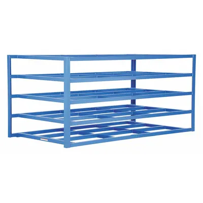 OEM Horizontal Sheet Storage Rack: 5 Bays - Fixed-Divider Horizontal Panel & Sheet Racks